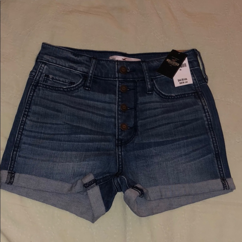 High rise hollister shorts